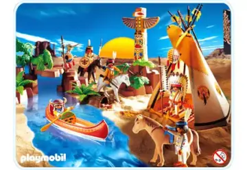 Playmobil 3250-A - Indianerdorf