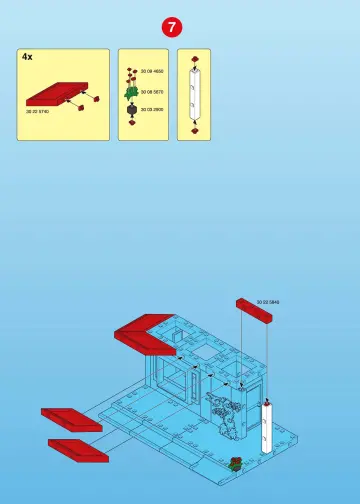 Notices de montage Playmobil 3254-B - Restoroute (8)