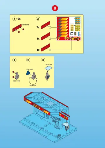 Bauanleitungen Playmobil 3254-B - Raststätte (9)