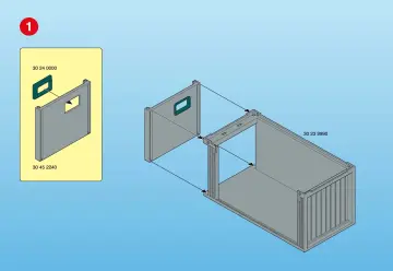 Bauanleitungen Playmobil 3260-A - Baucontainer (2)