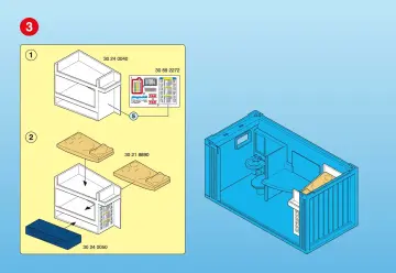 Notices de montage Playmobil 3260-A - Cabane de chantier (4)