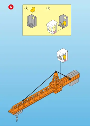 Bauanleitungen Playmobil 3262-C - Elektrischer Baukran (7)