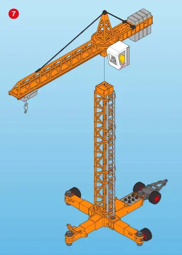 Bauanleitungen Playmobil 3262-C - Elektrischer Baukran (8)