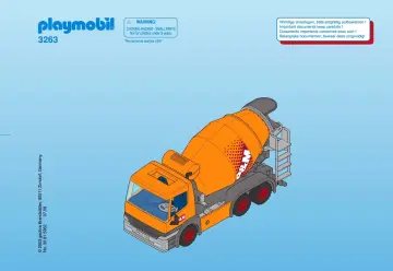 Bauanleitungen Playmobil 3263-B - Betonmischer (1)