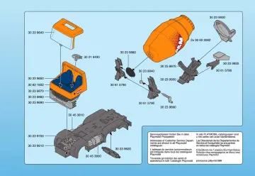 Notices de montage Playmobil 3263-B - Chauffeur / bétonnière (7)