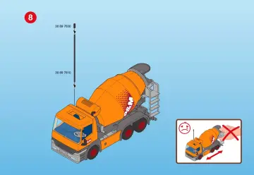 Bauanleitungen Playmobil 3263-B - Betonmischer (9)