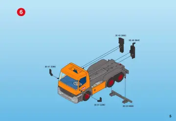 Notices de montage Playmobil 3265-D - Chauffeur / camion-benne (5)