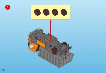 Bauanleitungen Playmobil 3265-D - Großer Muldenkipper (15)