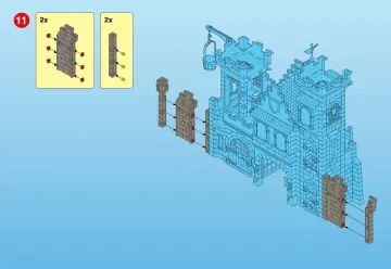 Bauanleitungen Playmobil 3268-A - Große Königsritterburg (12)