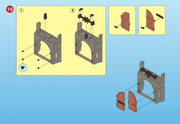 Notices de montage Playmobil 3268-A - Grand château royal (20)