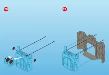 Bauanleitungen Playmobil 3268-A - Große Königsritterburg (21)