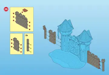 Bauanleitungen Playmobil 3268-A - Große Königsritterburg (25)