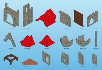 Bauanleitungen Playmobil 3268-A - Große Königsritterburg (29)