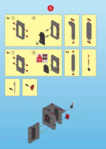 Bauanleitungen Playmobil 3269-B - Drachenfestung (6)