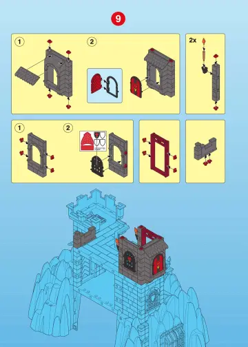 Bauanleitungen Playmobil 3269-B - Drachenfestung (10)