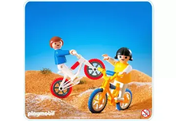 Playmobil 3300-A - 2 bicross/2 enfants