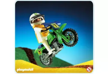 Playmobil 3301-A - moto trial/motard