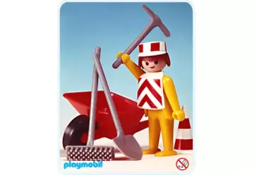 Playmobil 3313-A - Ouvrier avec brouette