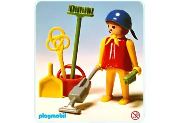 Playmobil 3315-A - Raumpflegerin / Staubsauger