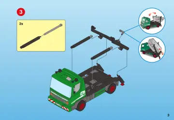 Bauanleitungen Playmobil 3318-B - Containerdienst (3)