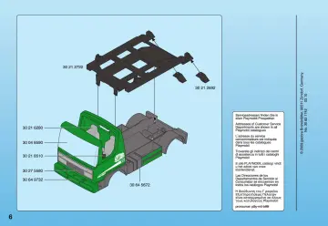 Notices de montage Playmobil 3318-B - Camion à bennes basculantes (6)