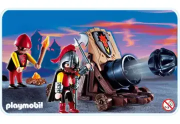 Playmobil 3320-B - Drachenritter mit Angriffsgeschütz