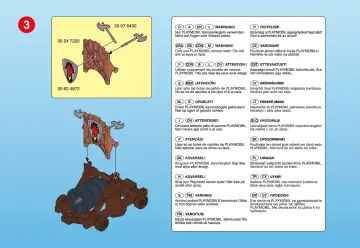 Bauanleitungen Playmobil 3320-B - Drachenritter mit Angriffsgeschütz (2)