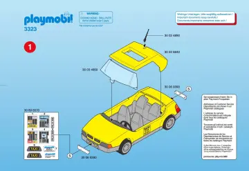 Notices de montage Playmobil 3323-A - Porteur (1)