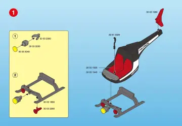 Notices de montage Playmobil 3324-A - Policier / signalisation (2)