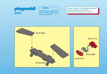 Bauanleitungen Playmobil 3335-A - Königin/Thron (1)