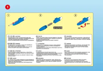 Notices de montage Playmobil 3399-A - Pilote/Bateau de course/4x4 (2)