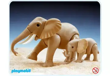 Playmobil 3493-A - Eléphant et bébé