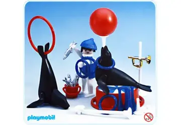 Playmobil 3518-A - Dompteur et otaries