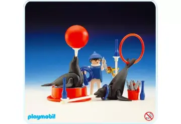 Playmobil 3518-B - Dompteur/Seelöwen