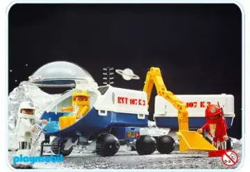 Playmobil 3559-A - Véhicule spatiale et remorque