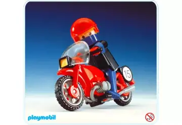 Playmobil 3565-A - Rennfahrer/Motorrad