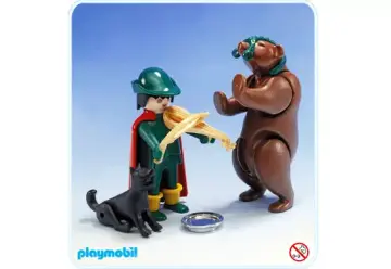 Playmobil 3567-A - dompteur + ours