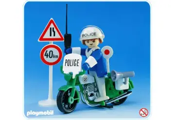 Playmobil 3572-A - Policier / moto