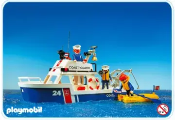 Playmobil 3599-A - Bateau garde-côte