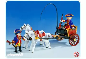 Playmobil 3609-A - Kutsche/Pferd/Soldaten