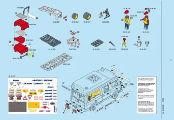 Notices de montage Playmobil 3614-A - Camion assistance course (2)