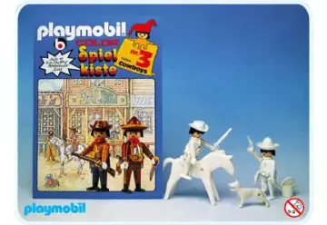 Playmobil 3623-A - Caisse de jeu N° 3 - Cow-boy et Mexicains