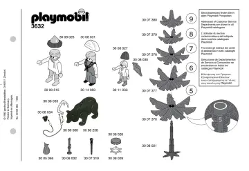 Notices de montage Playmobil 3632-A - Troupe de tziganes / ours (1)