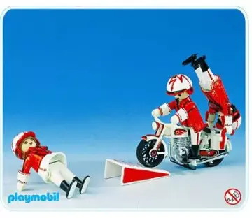 Playmobil 3641-A - Artistes à moto