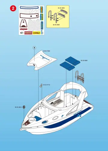 Bauanleitungen Playmobil 3645-B - Große Motoryacht (3)