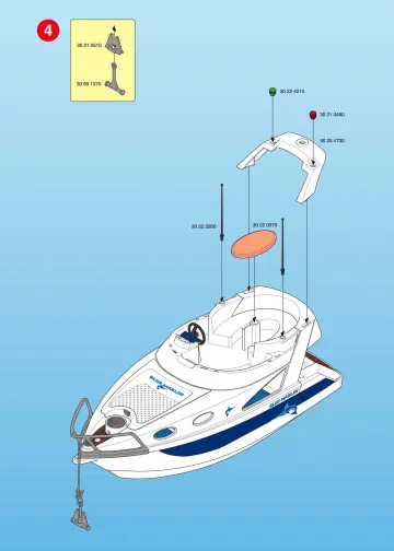 Bauanleitungen Playmobil 3645-B - Große Motoryacht (5)