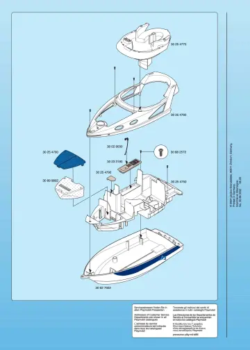 Bauanleitungen Playmobil 3645-B - Große Motoryacht (8)