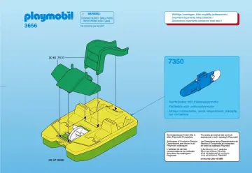 Bauanleitungen Playmobil 3656-A - Tretboot (1)