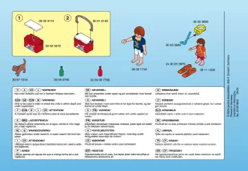 Notices de montage Playmobil 3656-A - Maman / enfant / pedalo (2)