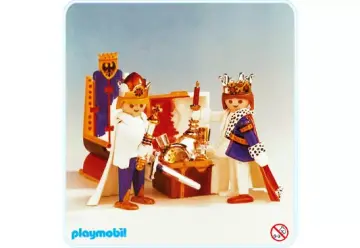 Playmobil 3662-A - Couple royal / coffre à trésor